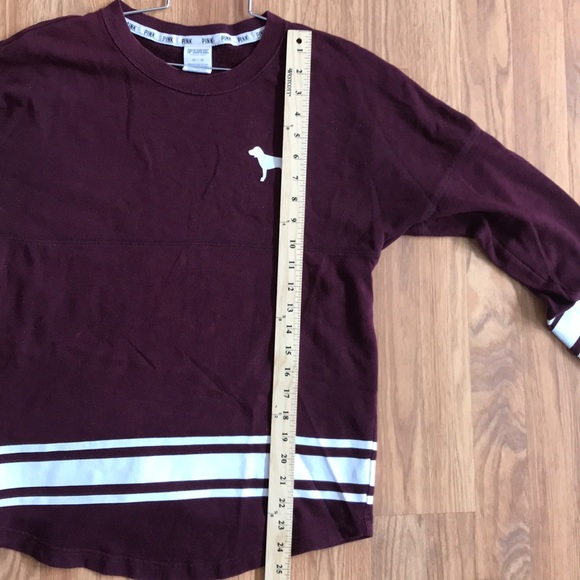 Victoria Secret Pink top sweatshirt XS Xsmall - Picture 7 of 8